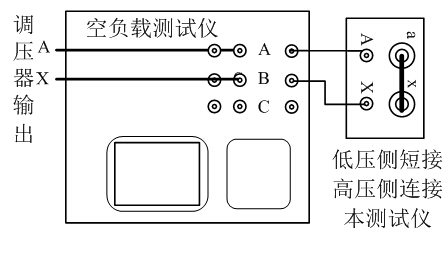 單相變壓器負(fù)載試驗接線圖